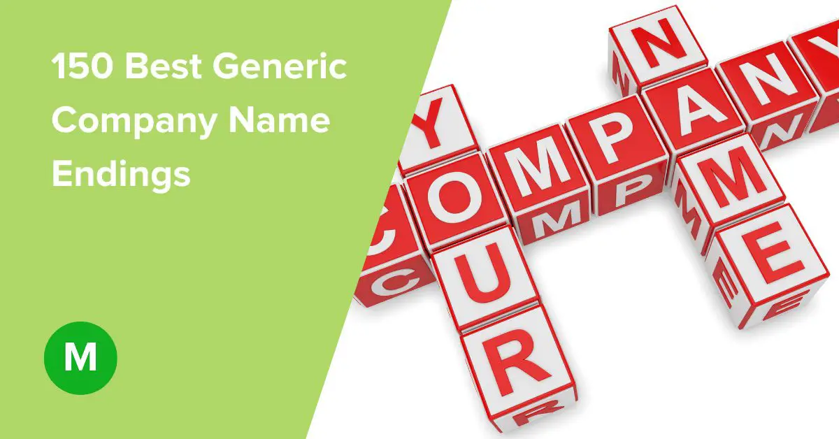 150 Best Generic Company Name Endings