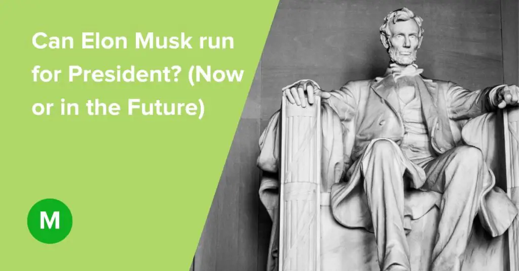 Can Elon Musk Run For President? (Now Or In The Future) MoneyRyde 2023