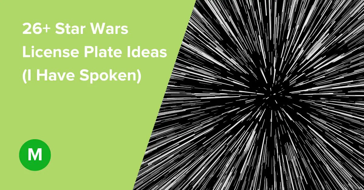 star wars license plate ideas