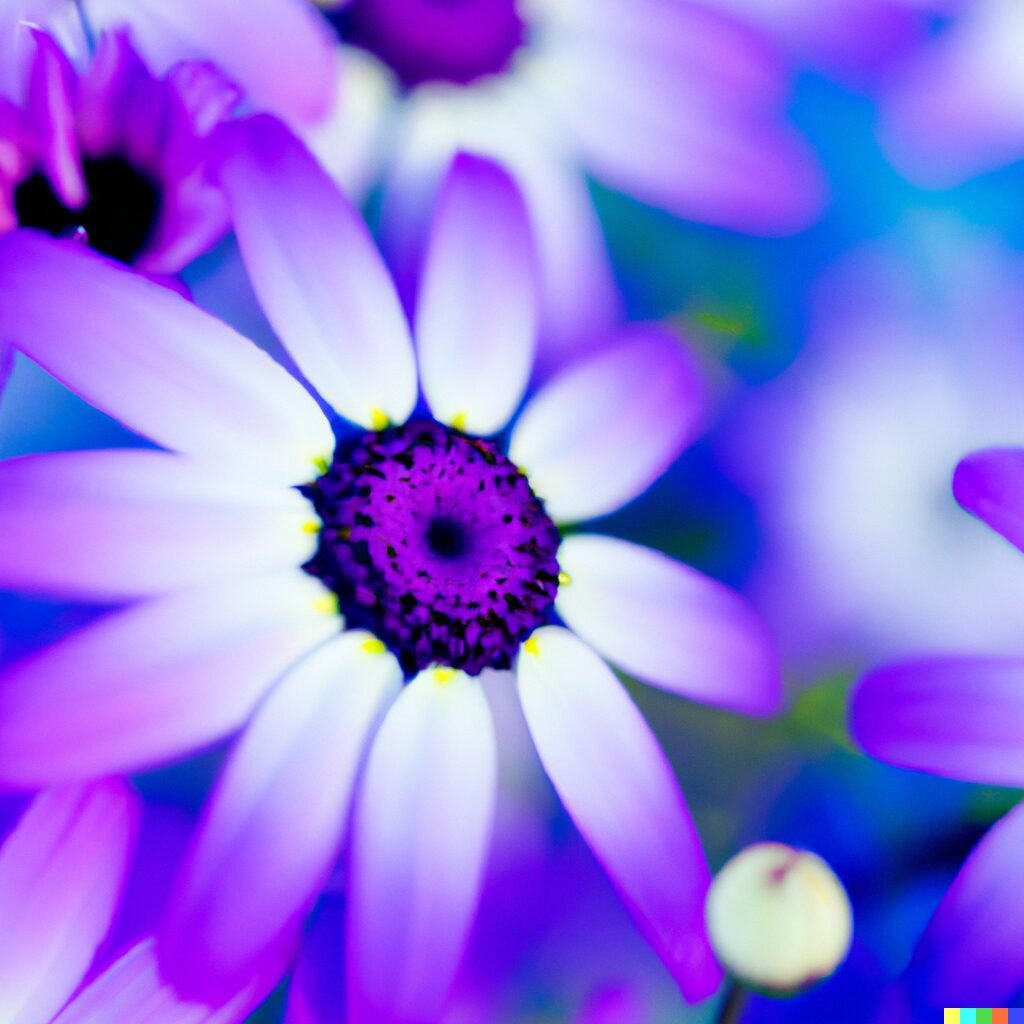 photo-macro-shot-of-bright-colored-flowers-blue-background