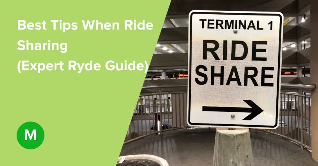 Best Tips When Ride Sharing (Expert Ryde Guide)