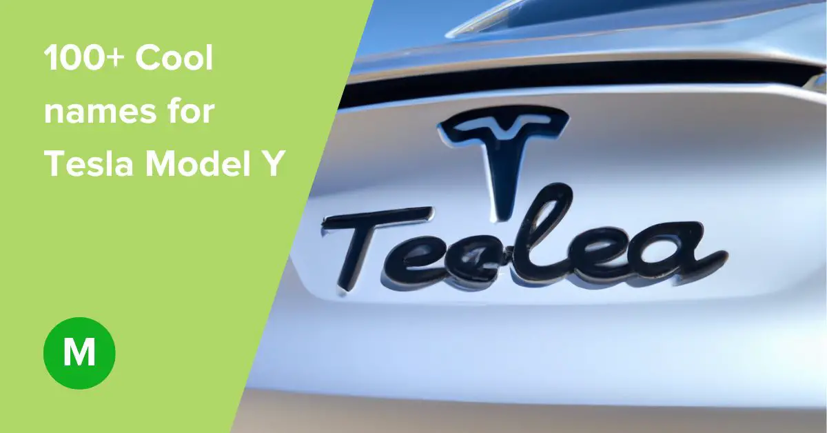 100+ Cool names for Tesla Model Y